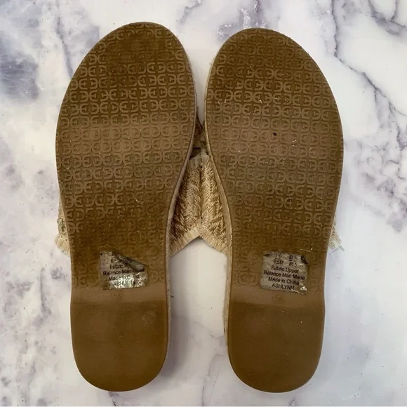Sam Edelman Ashlynn sand weave crisscross platform sandals size 6.5 medium - Picture 11 of 13